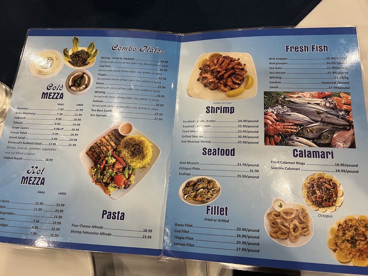 Mermaid's Seafood Restaurant Menu - Image 3